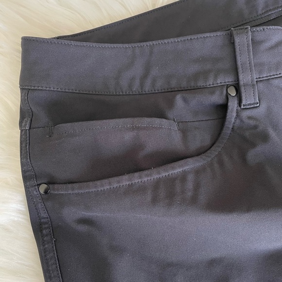 🔥Lululemon | Men’s Slim ABC Pants Size 38 Waist, 32 Length in Color Black - Picture 7 of 15